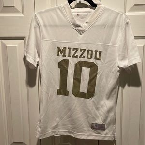 Champion White Mizzou Jersey